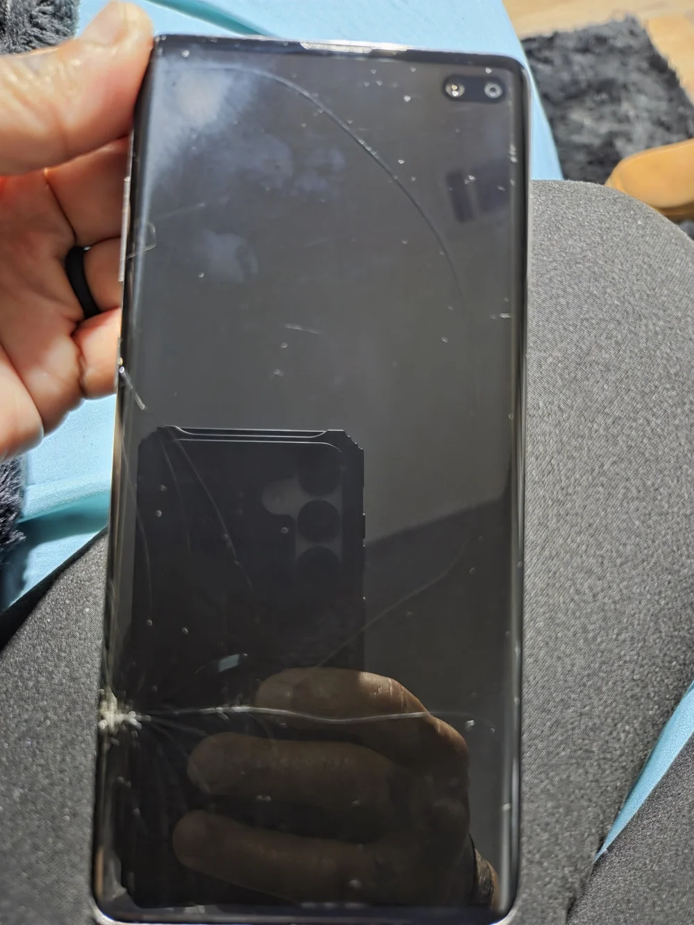Samsung Unlocked Galaxy S10+ Black Smartphone
